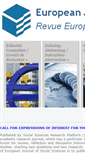 Mobile Screenshot of europeanjournalofsocialsciences.com